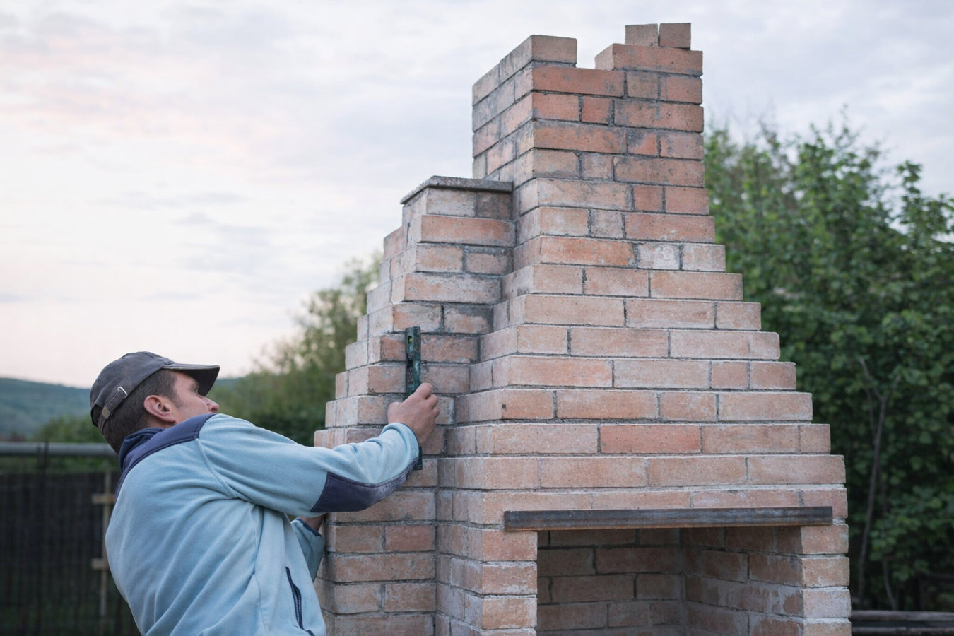 Fireplace installation